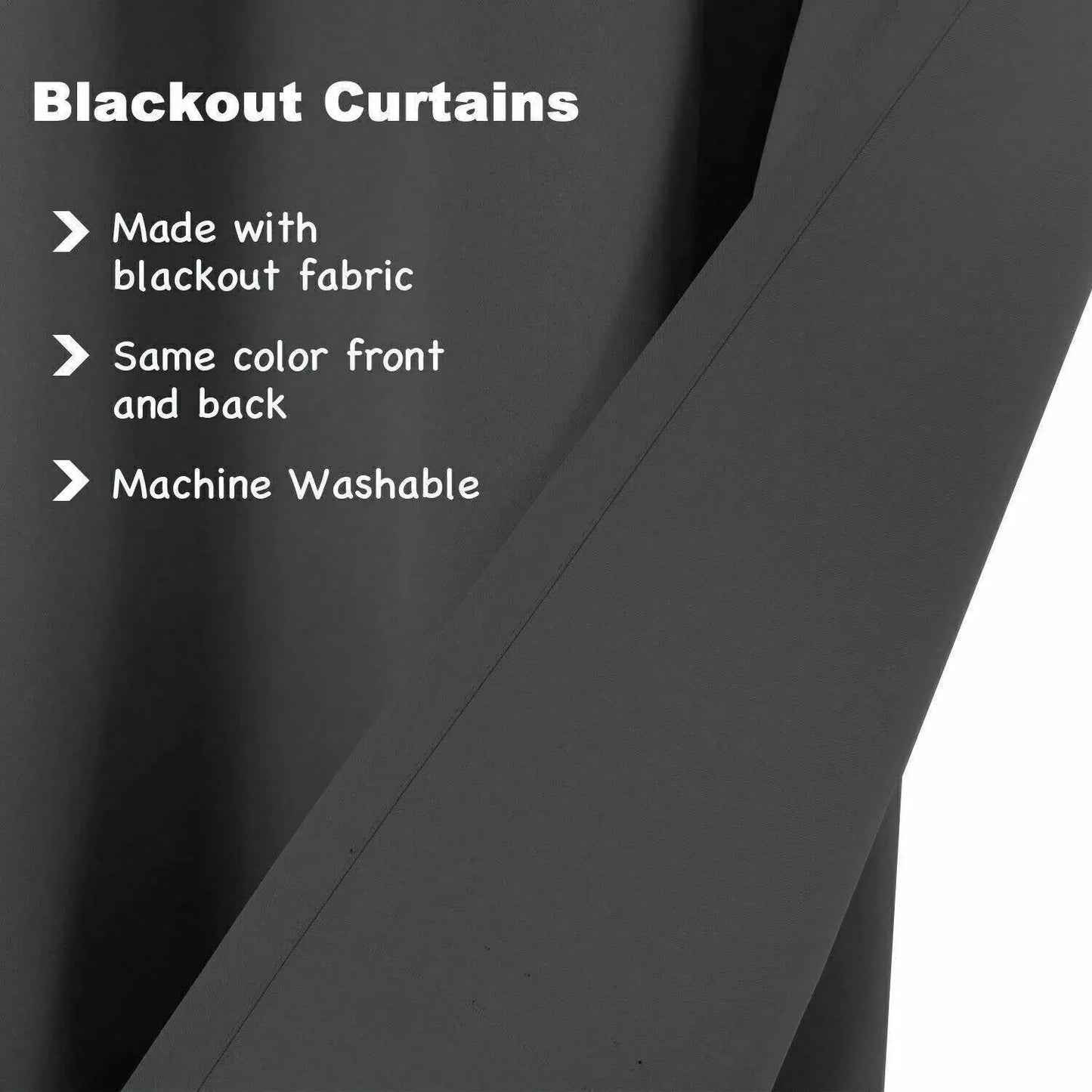 2pcs Semi Blackout Curtain Fabric Solid Colour Home Decor Drapes for Living Room - Yellow - 132x160cm