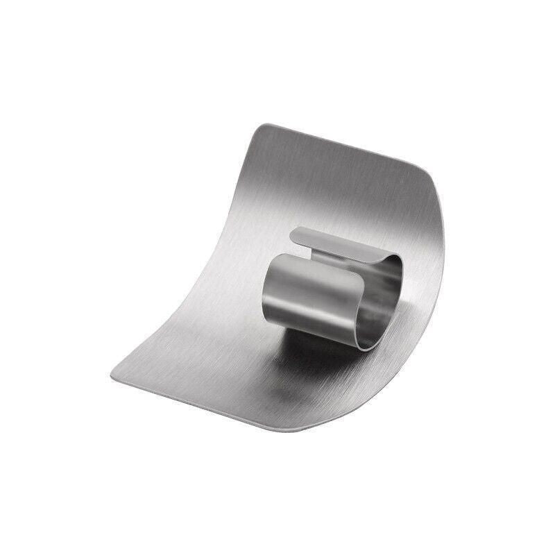 Stainless Steel Finger Protector Cutting Shield for Kitchen Slicing and Chopping - 1 Finger