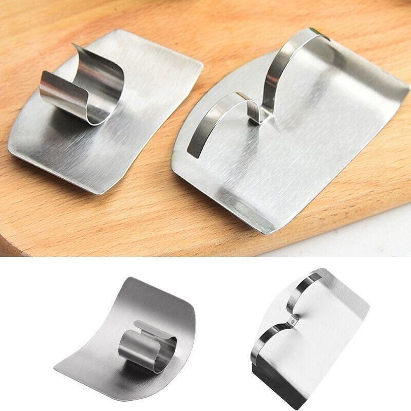 Stainless Steel Finger Protector Cutting Shield for Kitchen Slicing and Chopping - 1 Finger