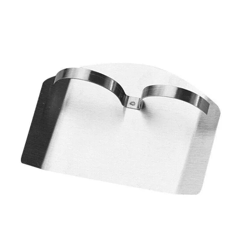 Stainless Steel Finger Protector Cutting Shield for Kitchen Slicing and Chopping - 2 Fingers