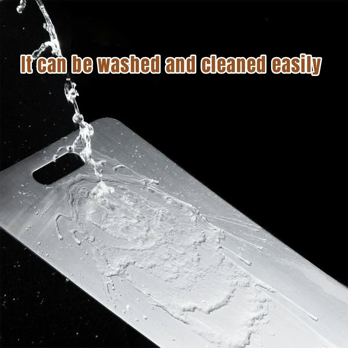Double-Sided Stainless Steel Cutting Board Household Kitchen Chopping Board - 34x23cm