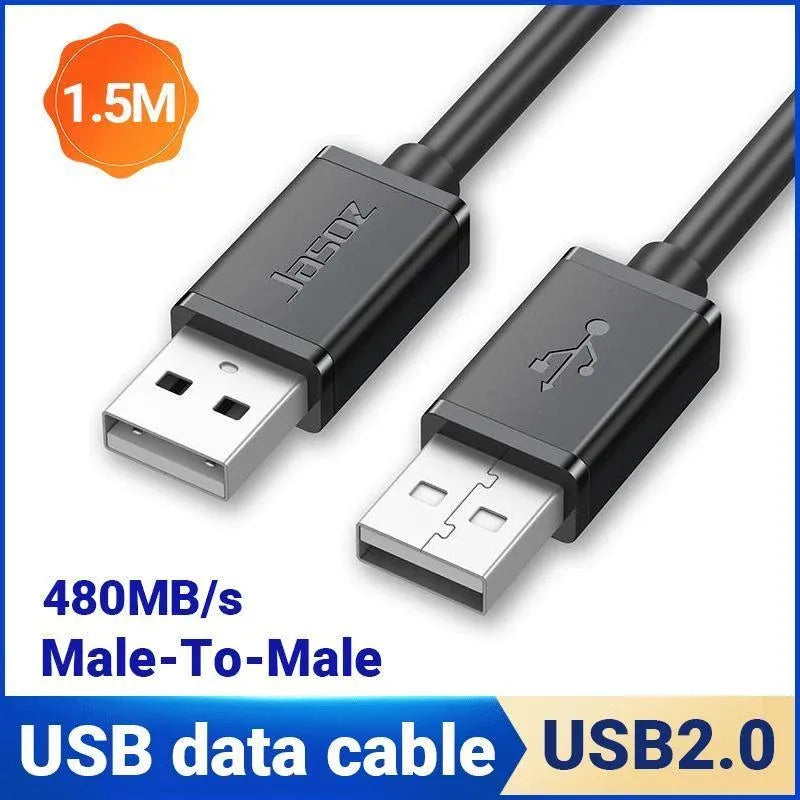 1.5M USB 2.0 Male to Male Data Cable Oxygen-Free Copper Core with Shielding