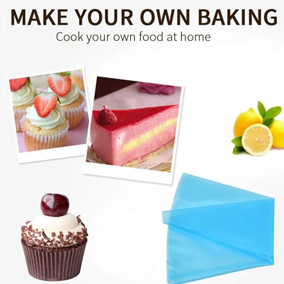 Russian Piping Tips Cake Decorating Set - 14 or 32 PCS Stainless Steel Nozzles - 14PCS