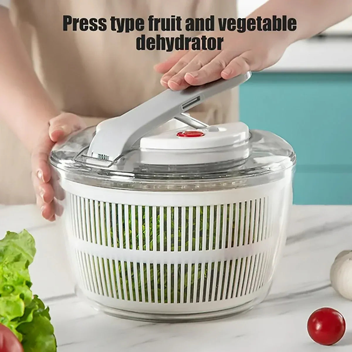 Manual Press Fruit Vegetable Dehydrator Household Kitchen Healthy Snack Maker