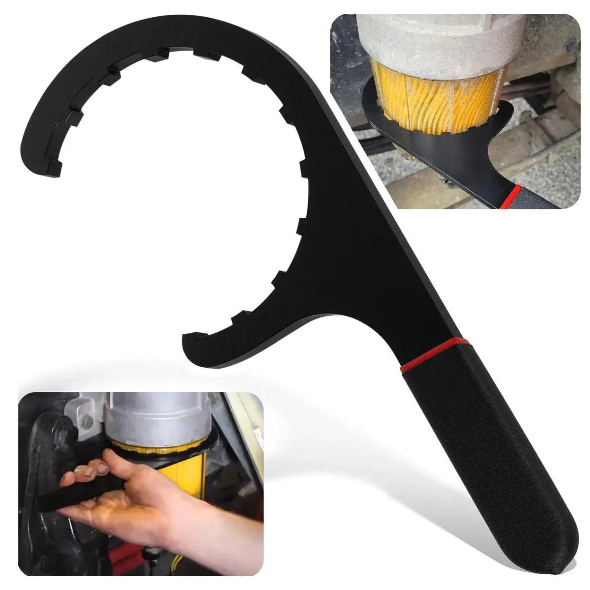 Heavy Duty Diesel Filter Wrench Tool for Engine Oil Filter Removal in Cars and Trucks