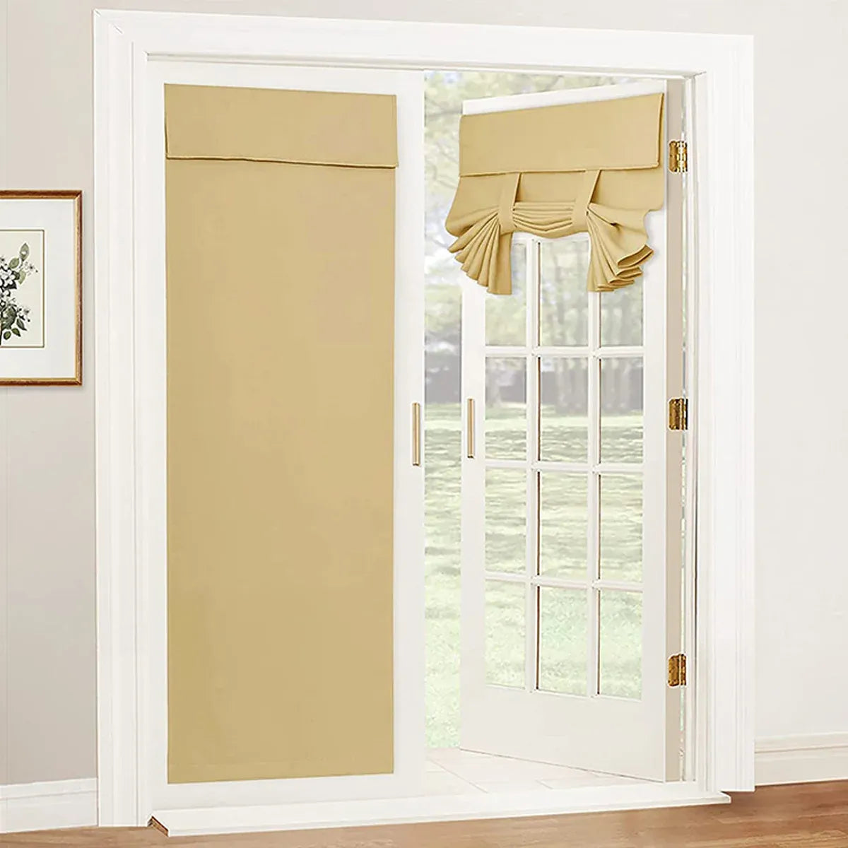 Curtains For Doors and Windows Block Light Blackout Heat Insulation Living Room - Grey
