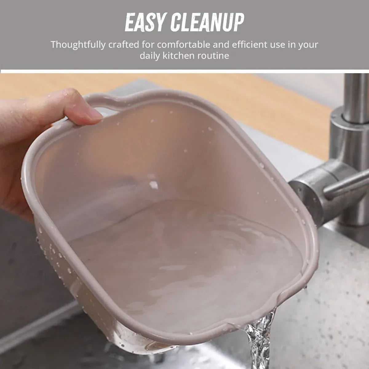6pcs Multifunctional Drainage Basket for Fruits Vegetables Kitchen Household Use