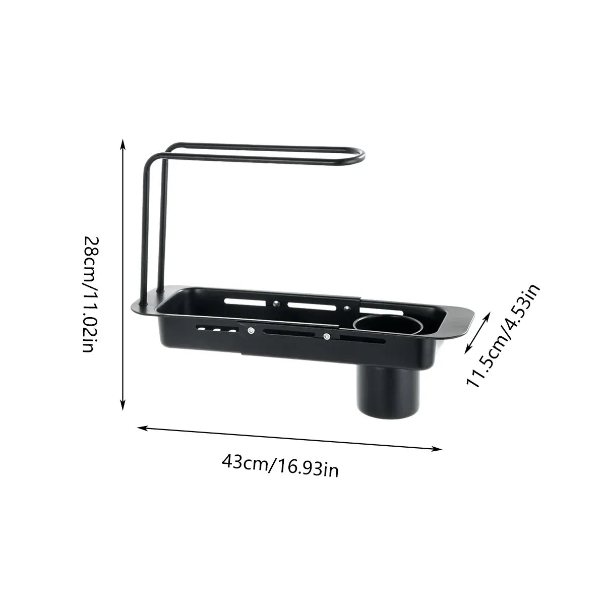 Retractable Stainless Steel Kitchen Sink Drain Rack Kitchen Counter Storage