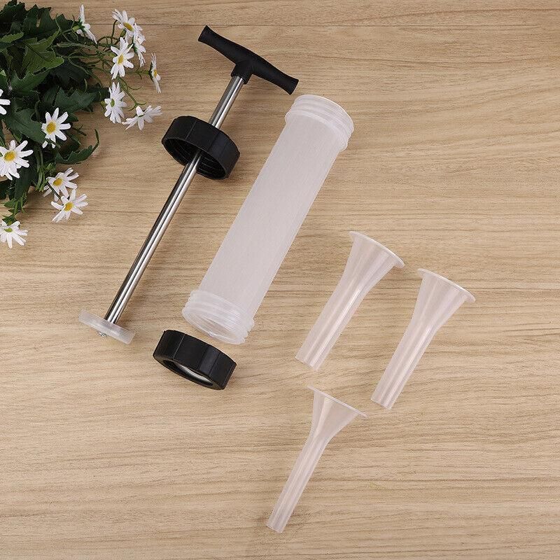 Sausage Machine Meat Filler Stuffer Salami Maker Funnel Hand Operated