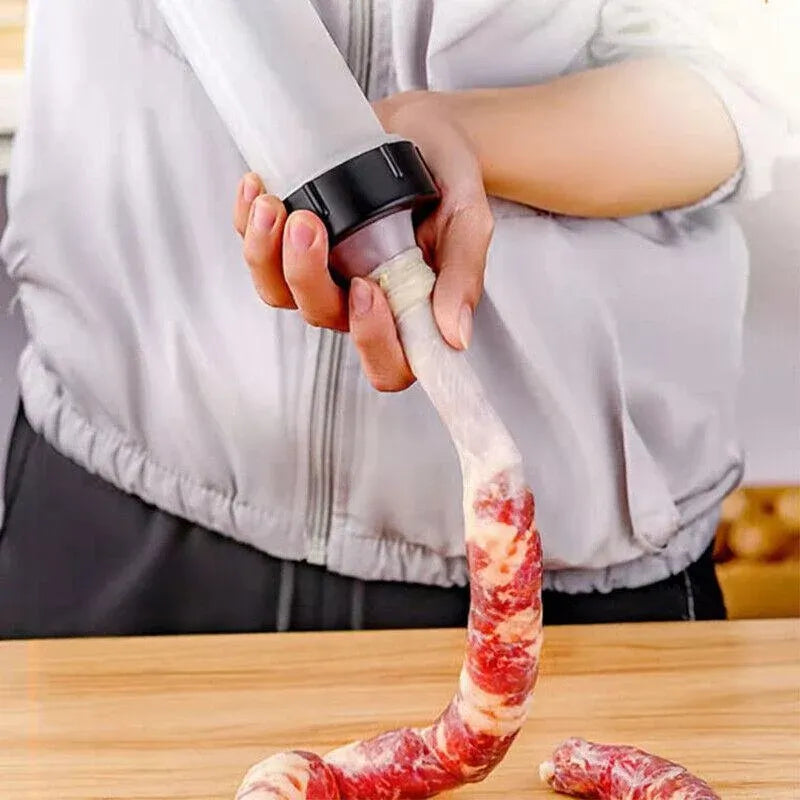 Sausage Machine Meat Filler Stuffer Salami Maker Funnel Hand Operated