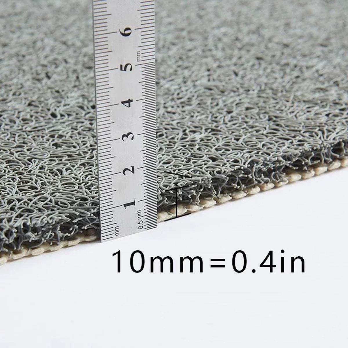 Waterproof Non-Slip Bathroom Shower Mat Anti-Slip Rug Toilet Floor Mat Washable - White-60*80cm