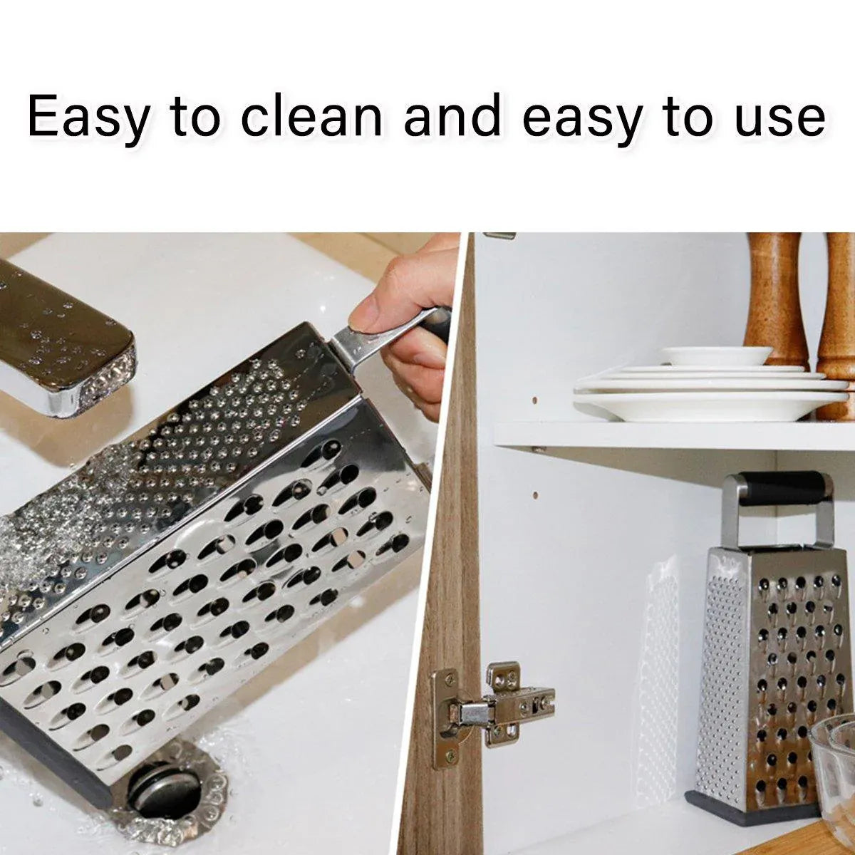 Stainless Steel 4 Sided Kitchen Shredder Multi Purpose Grater Peeler Tool