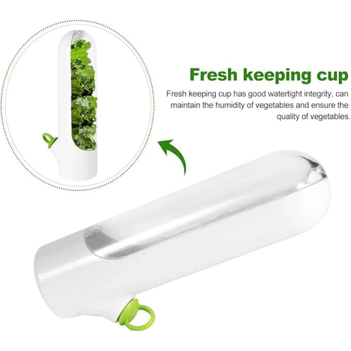 2pcs Fresh Box Vegetable Crisper Fridge Storage Container for Kitchen Use