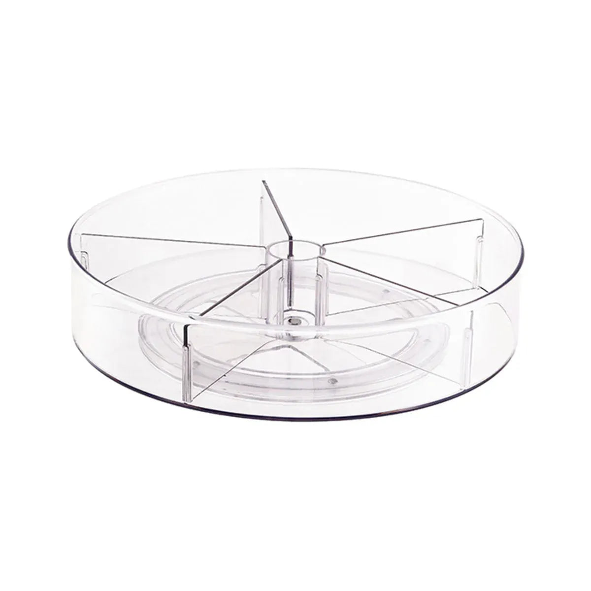 Six Point Fruit Snack Tray With Lid Dried Fruit Nut Candy Box Dustproof Storage