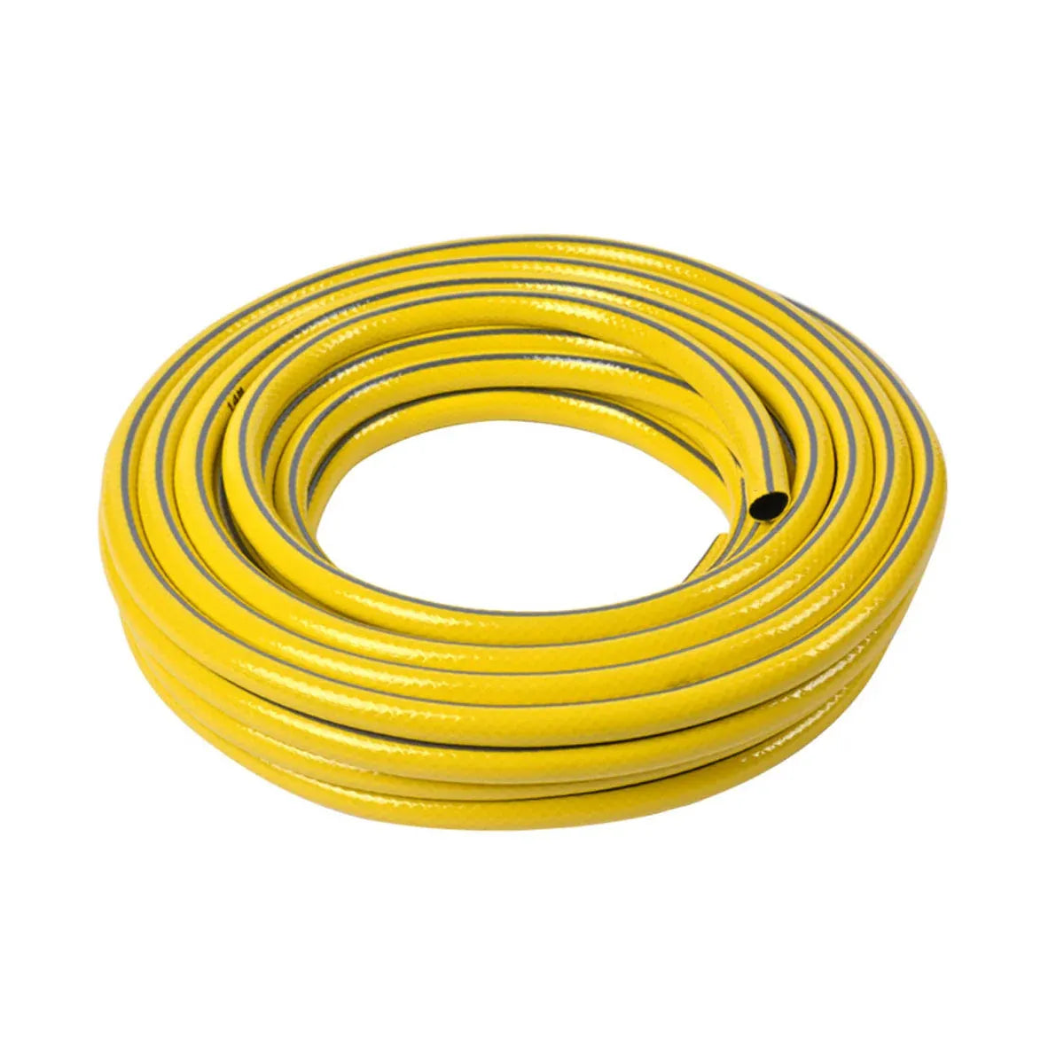 Heavy Duty Garden Hose Pipe Reel Reinforced Anti-kink Outdoor Hosepipe Yellow - 20m