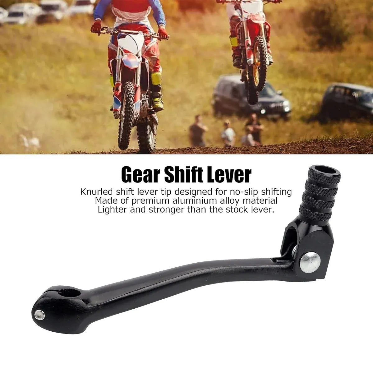Foldable Gear Shift Lever Replacement for 50-250cc Pit Dirt Bike Off Road Motorcycle - Green