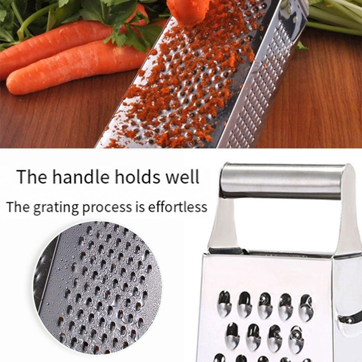 3pcs Stainless Steel Vegetable Slicer Grater Kitchen Multi-Function Grater Tool
