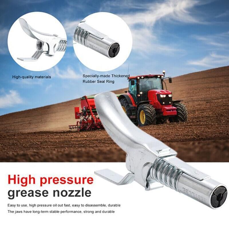 Grease Coupler Quick Release One Hand 1/8inch NPT Fitting 10000psi