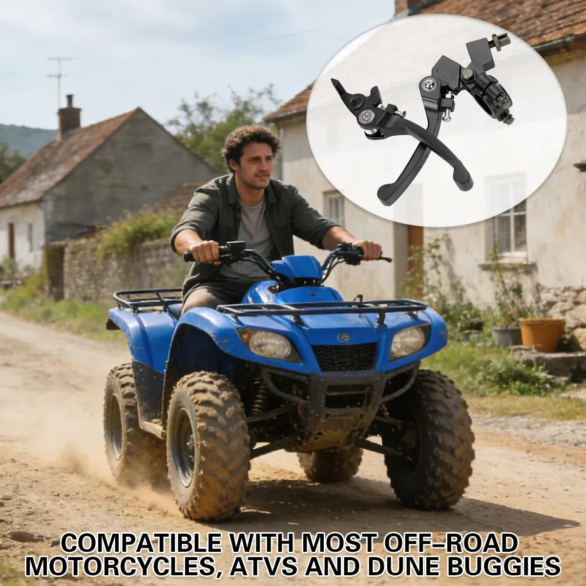 Folding Brake Clutch Lever Set Left Right Handle Off Road Motorcycle ATV Use