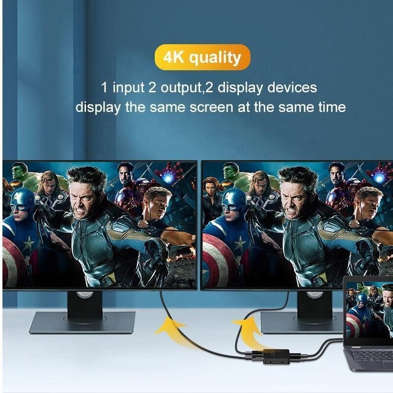 HDMI Switch Splitter 3-in-1 5-in-1 or 1-in-2 1080p 4K Manual or Remote Options - 5 in 1 Switch 4K Remote IR