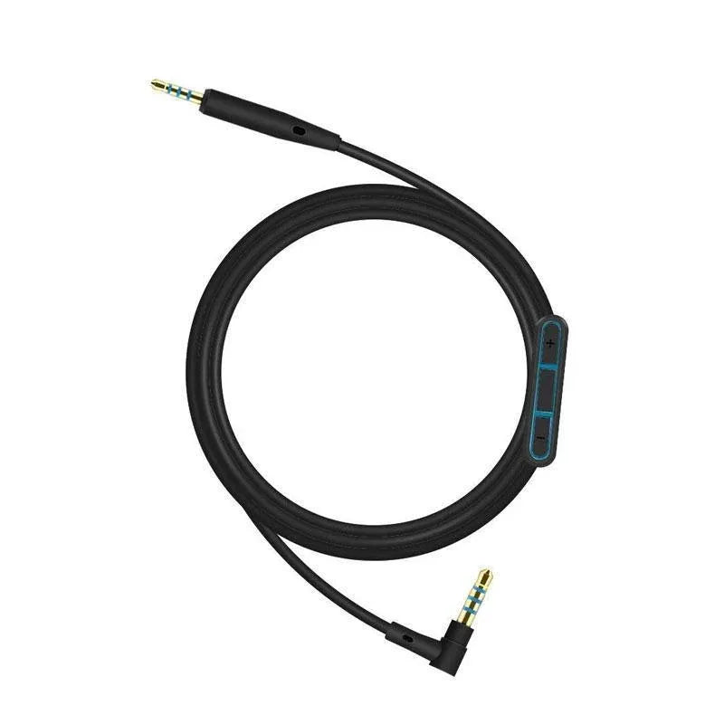 2.5mm to 3.5mm Audio Cable with Mic Volume Control for Bose QC25 QC35 Android