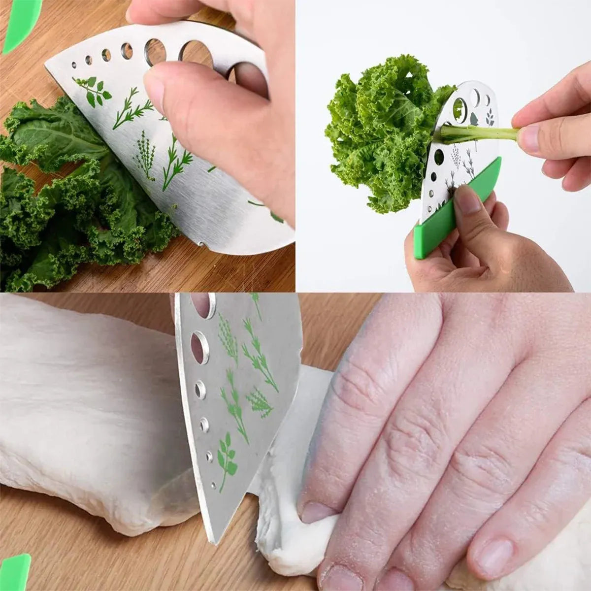 Multi-Function Stainless Steel Herb Stripper for Home Kitchen Easy Cleaning