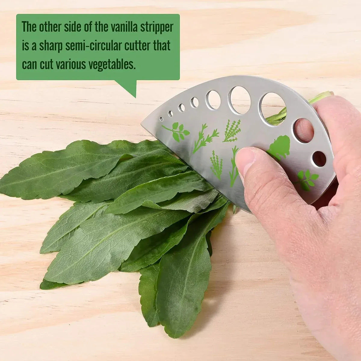 Multi-Function Stainless Steel Herb Stripper for Home Kitchen Easy Cleaning