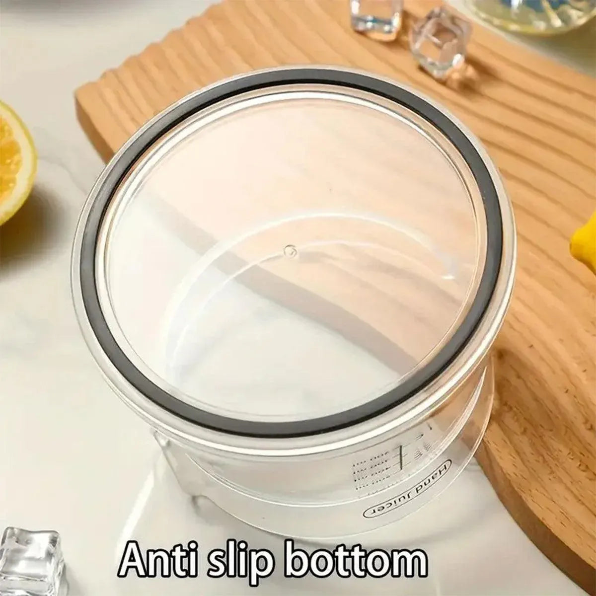 Manual Juice Extractor for Orange Lemon Home Citrus Juicer Hand Compressor - White