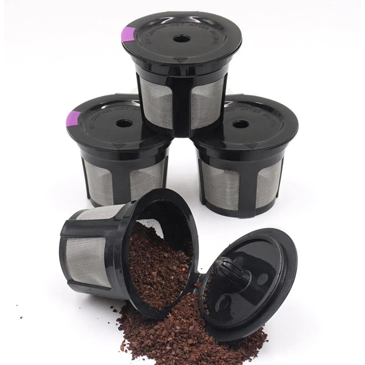 Kcup Coffee Capsule Filter Basic Model Reusable Keurig Coffee Shell For Makers - Purple