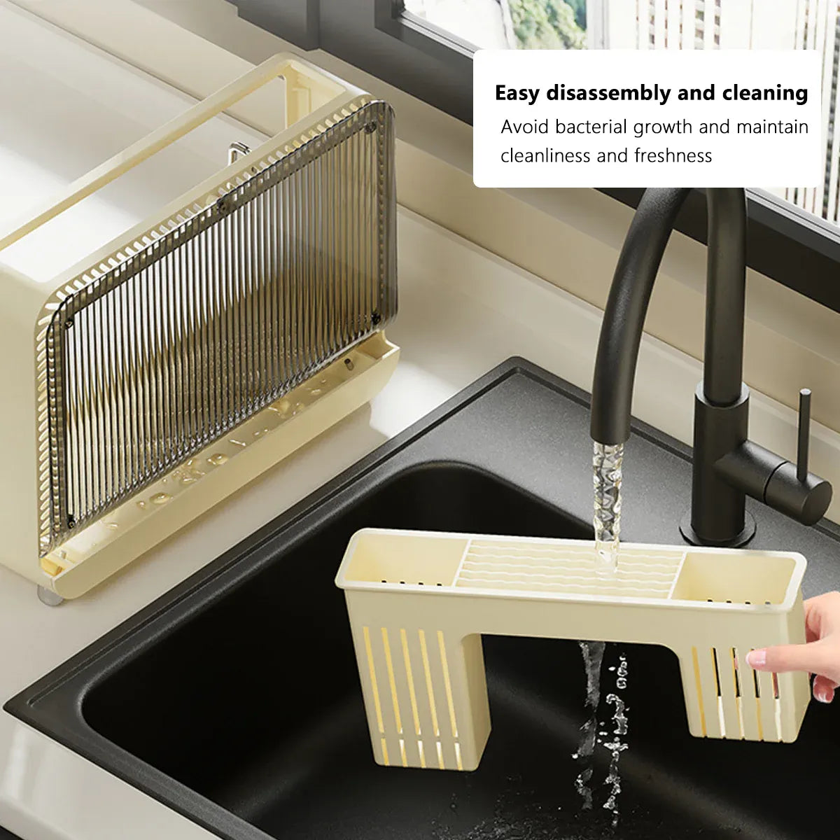 Drain Knife Holder for Kitchen Knives Storage Large Capacity Durable Sturdy