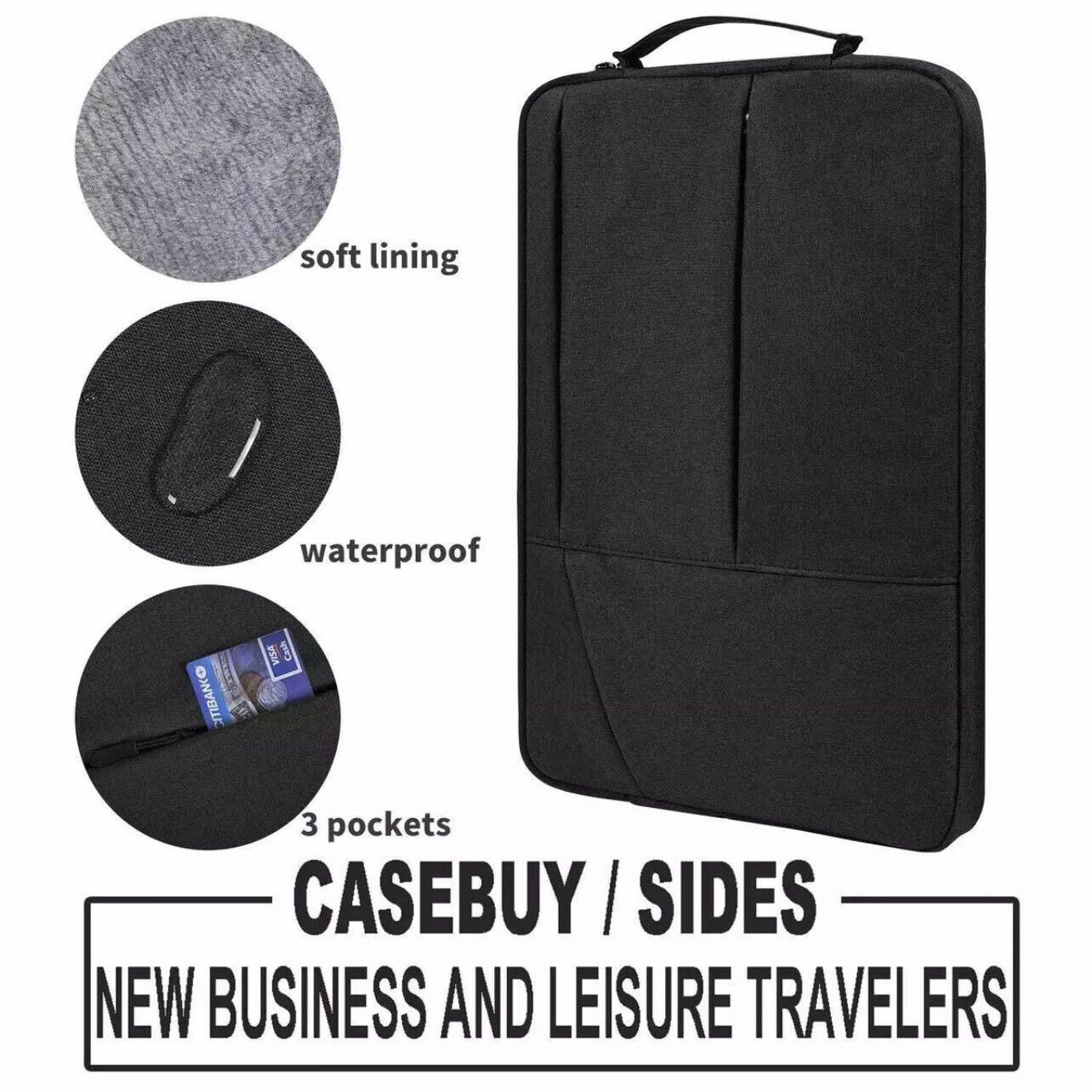 Laptop Sleeve Travel Bag Carry Case For Macbook Air Pro 15.6inch - Pink
