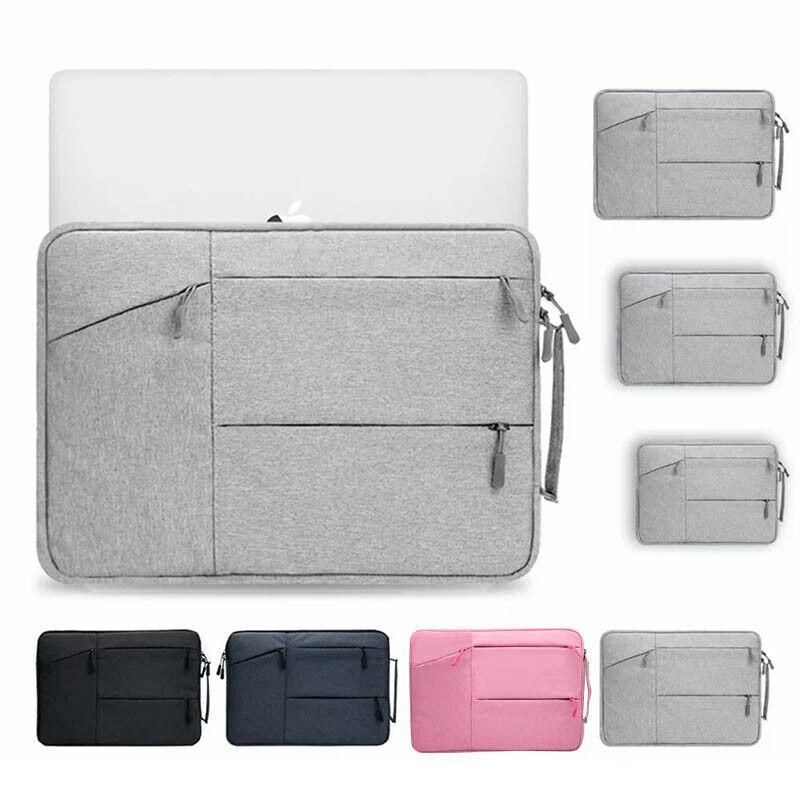 Laptop Sleeve Travel Bag Carry Case For Macbook Air Pro 15.6inch - Pink