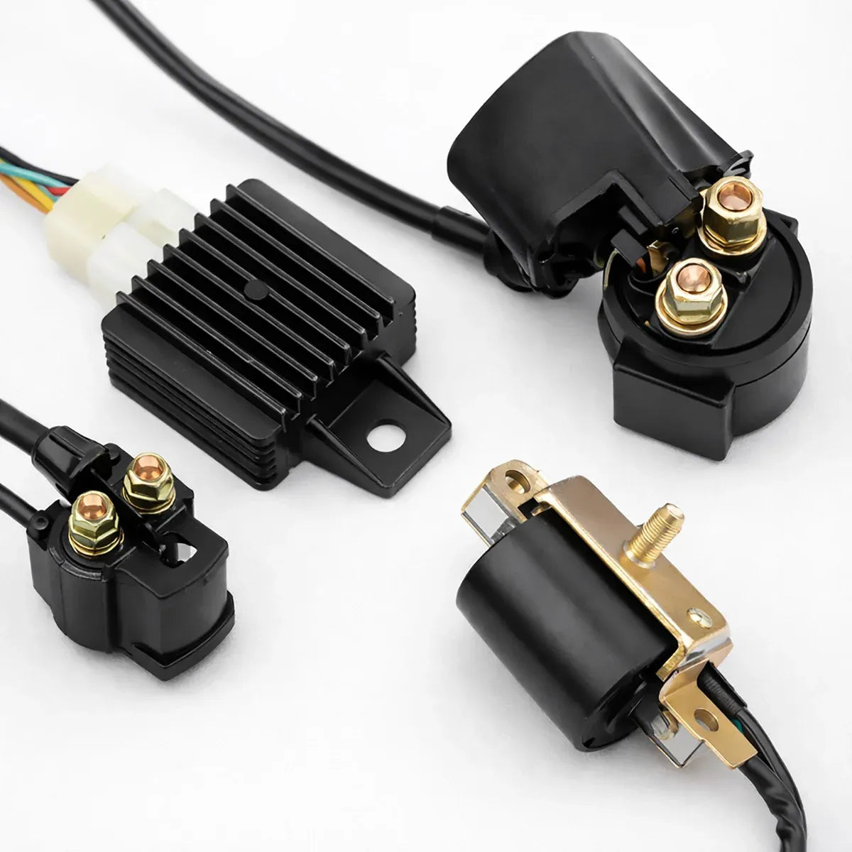 50–110CC 4 Stroke ATV Motorcycle Wiring Harness Kit CDI Ignition System Non GY6