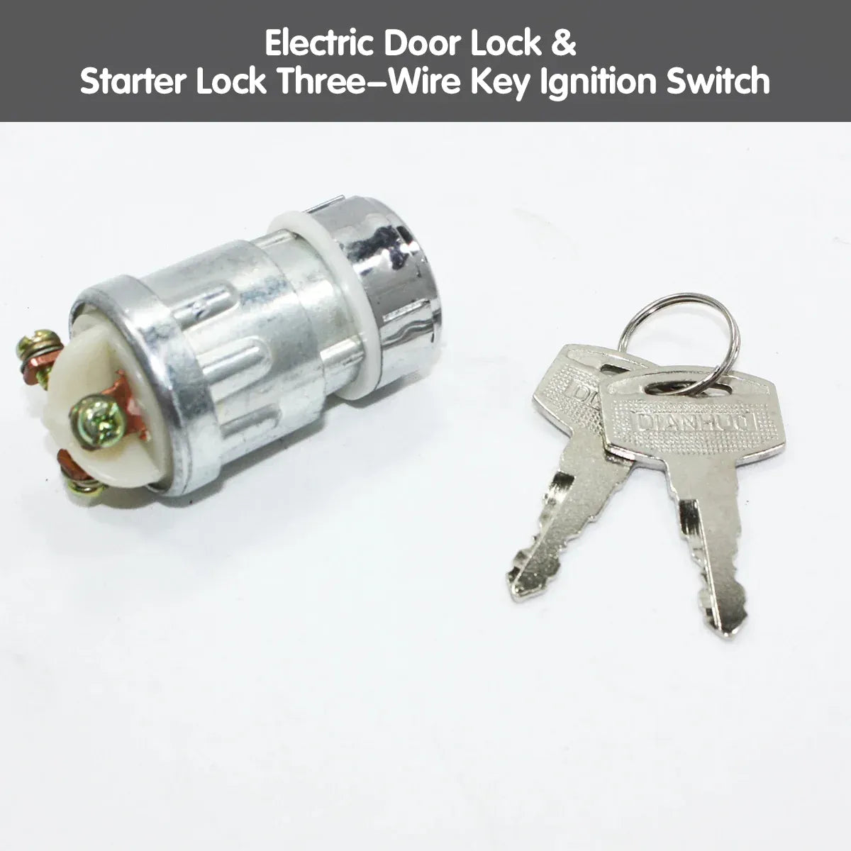 Kart ATV Vehicle Ignition Lock Wear-resistant Racing UTV Motorbike Replacement