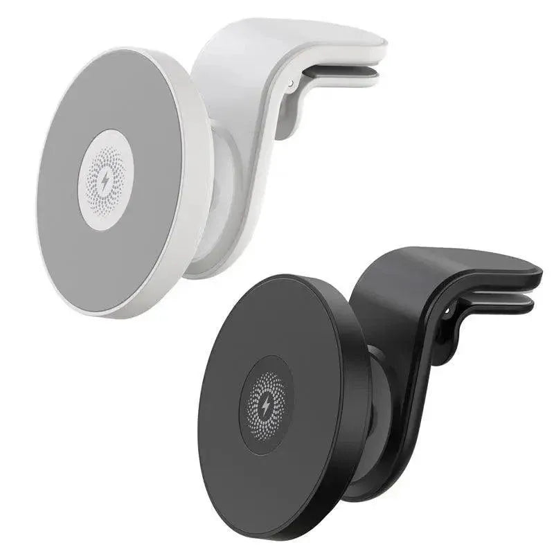 Wireless 15W Magnetic Car Mount Holder Charger For Iphone 13 12 Pro Max Magsafe - White