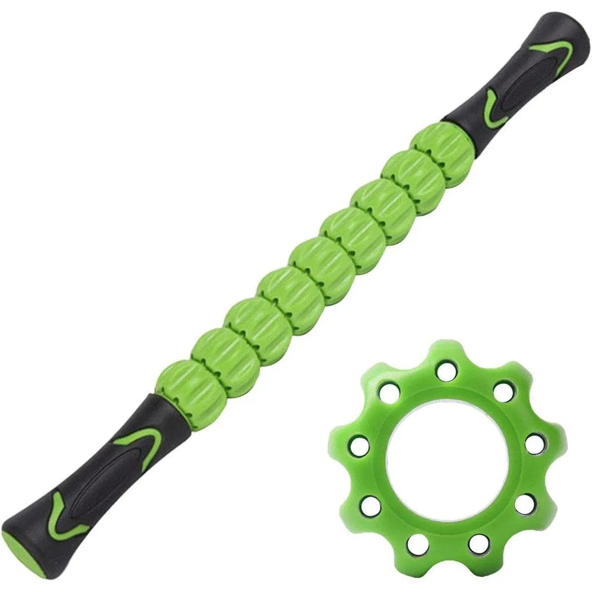 Muscle Massage Sticks Fitness Sport Fascia Rods High Strength Relaxation Roller - Black