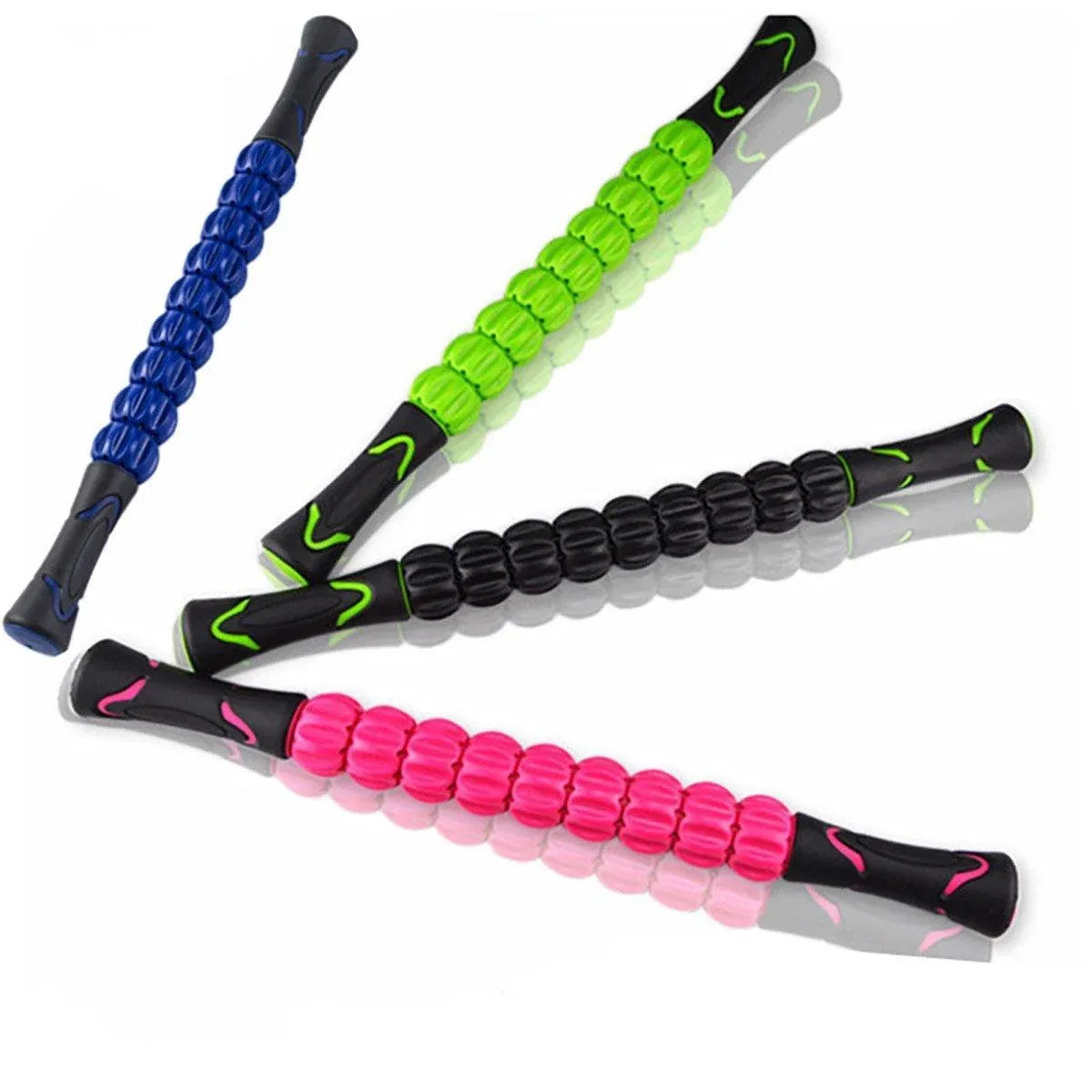 Muscle Massage Sticks Fitness Sport Fascia Rods High Strength Relaxation Roller - Blue