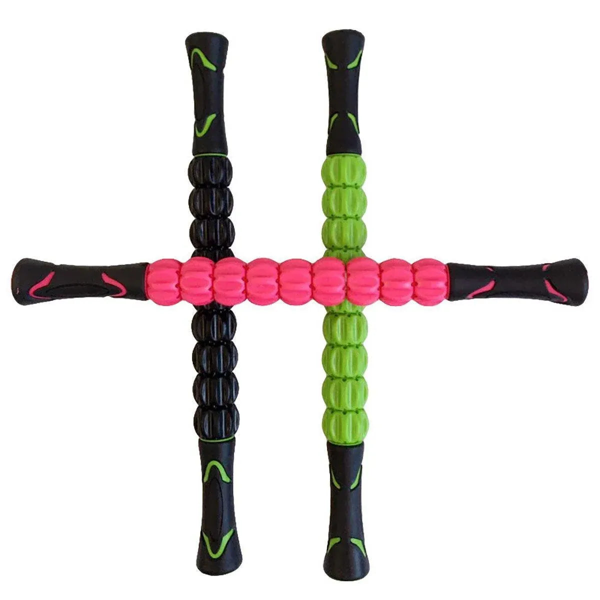 Muscle Massage Sticks Fitness Sport Fascia Rods High Strength Relaxation Roller - Pink