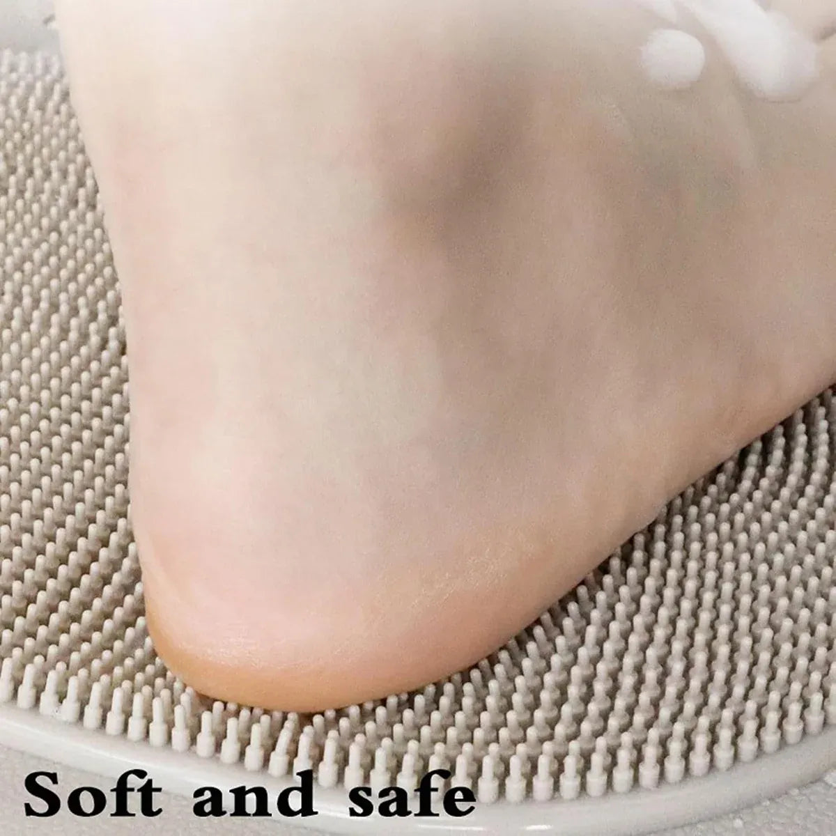 Non Slip Floor Pad Bathroom Tub Mat Bath Shower Mat with Round Massage Point - Pink