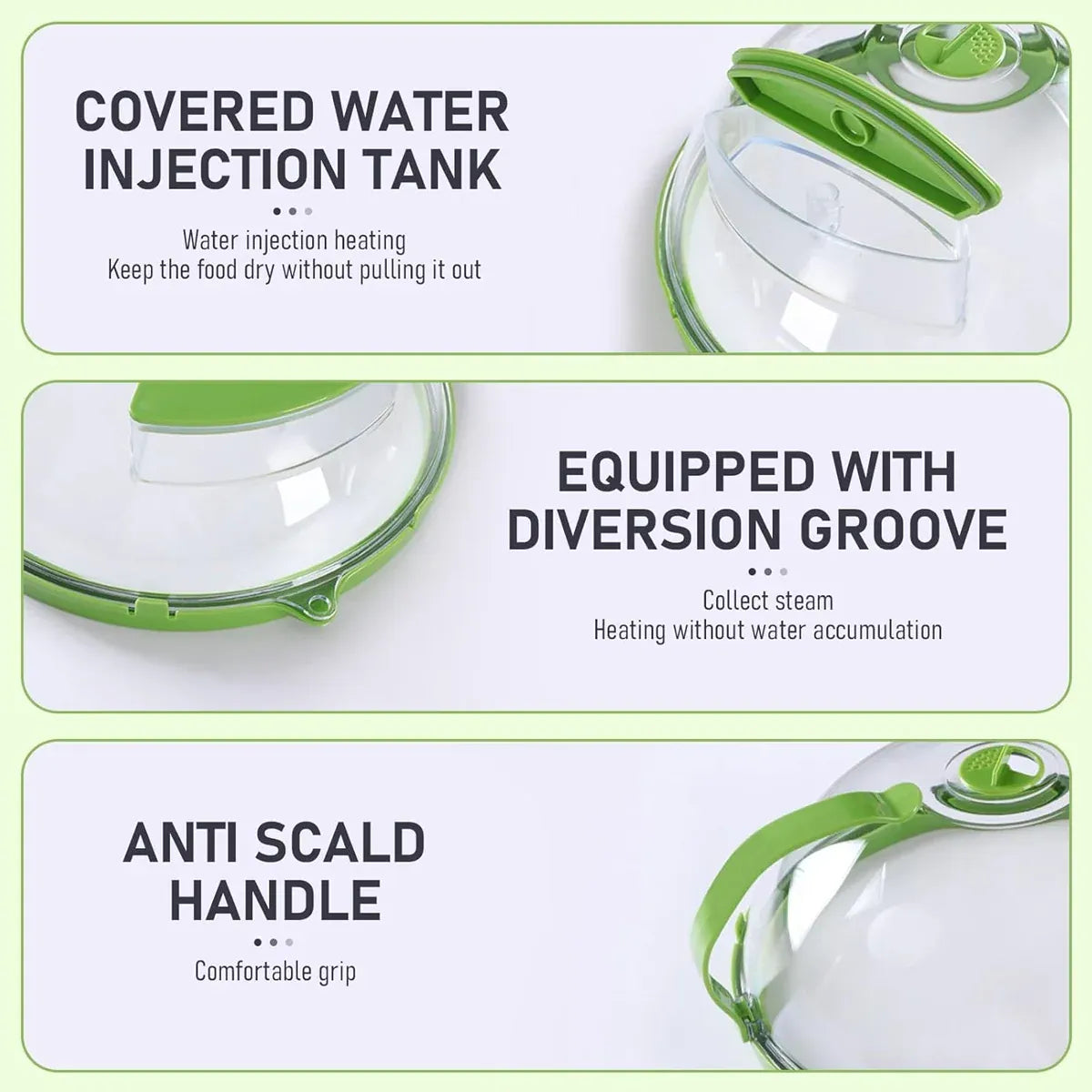 Microwave Oven Heating Lid Preservation Lid Food Cover Microwave Lid Kitchen