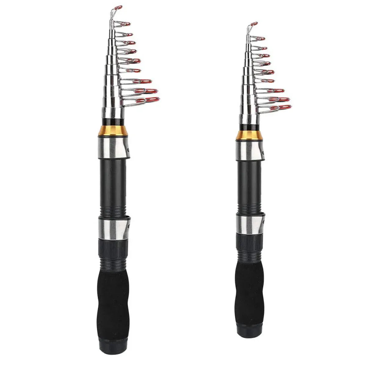 Portable Mini Fishing Rod Fishing Gear Compact Travel Rods for Outdoor Sports - 235cm