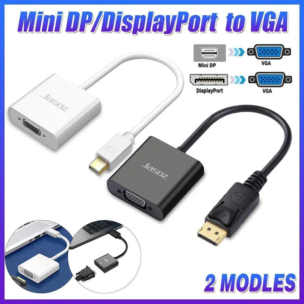 Displayport Display Port DP Male to VGA Female Video Converter Adapter Cable PC - Mini DP to VGA Adapter/