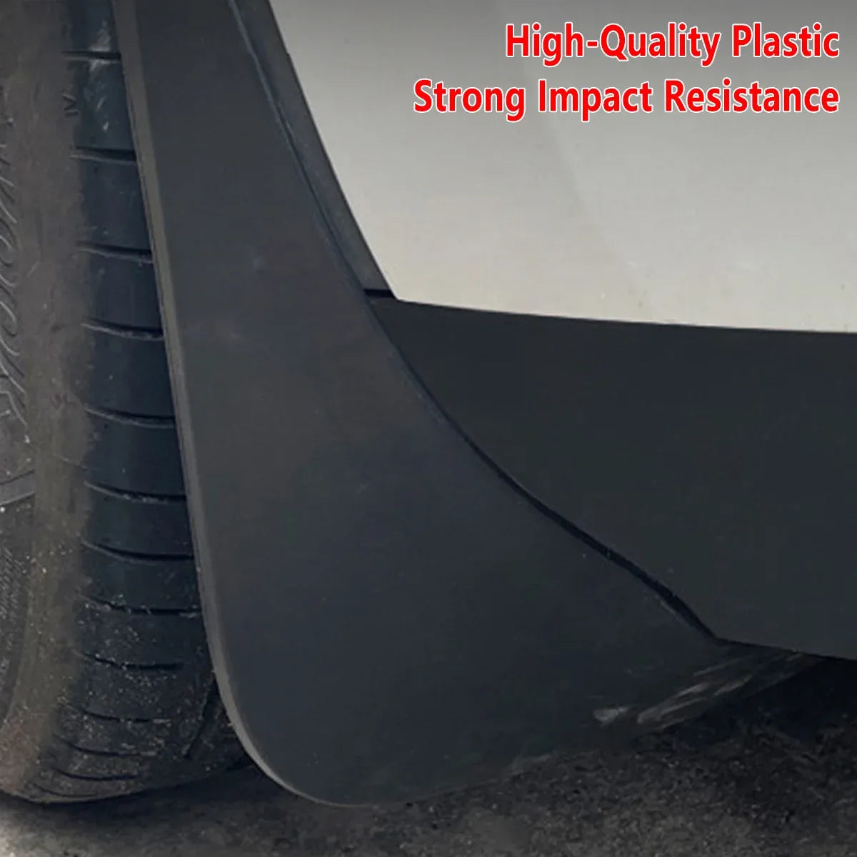 4PCS Universal Soft Rubber Fender Flares Wheel Arch Guard No Drill Car Accessories