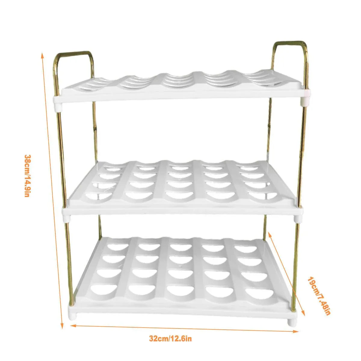 Adjustable Cup and Bottle Storage Rack Multifunctional Wine Thermos Holder Shelf