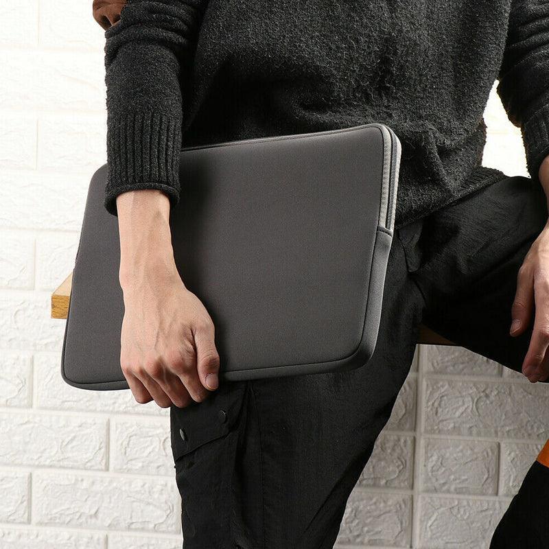 Grey Laptop Macbook Notebook Sleeve Bag Travel Carry Case Cover For 11 13 14 15 Inch Lap Top - 13Inch