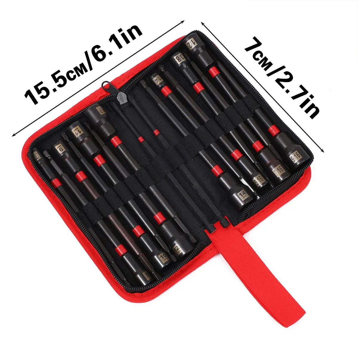 Strong Grip Screwdriver Bit Set 16 Piece Electric Drill Sleeve Portable Tool Kit