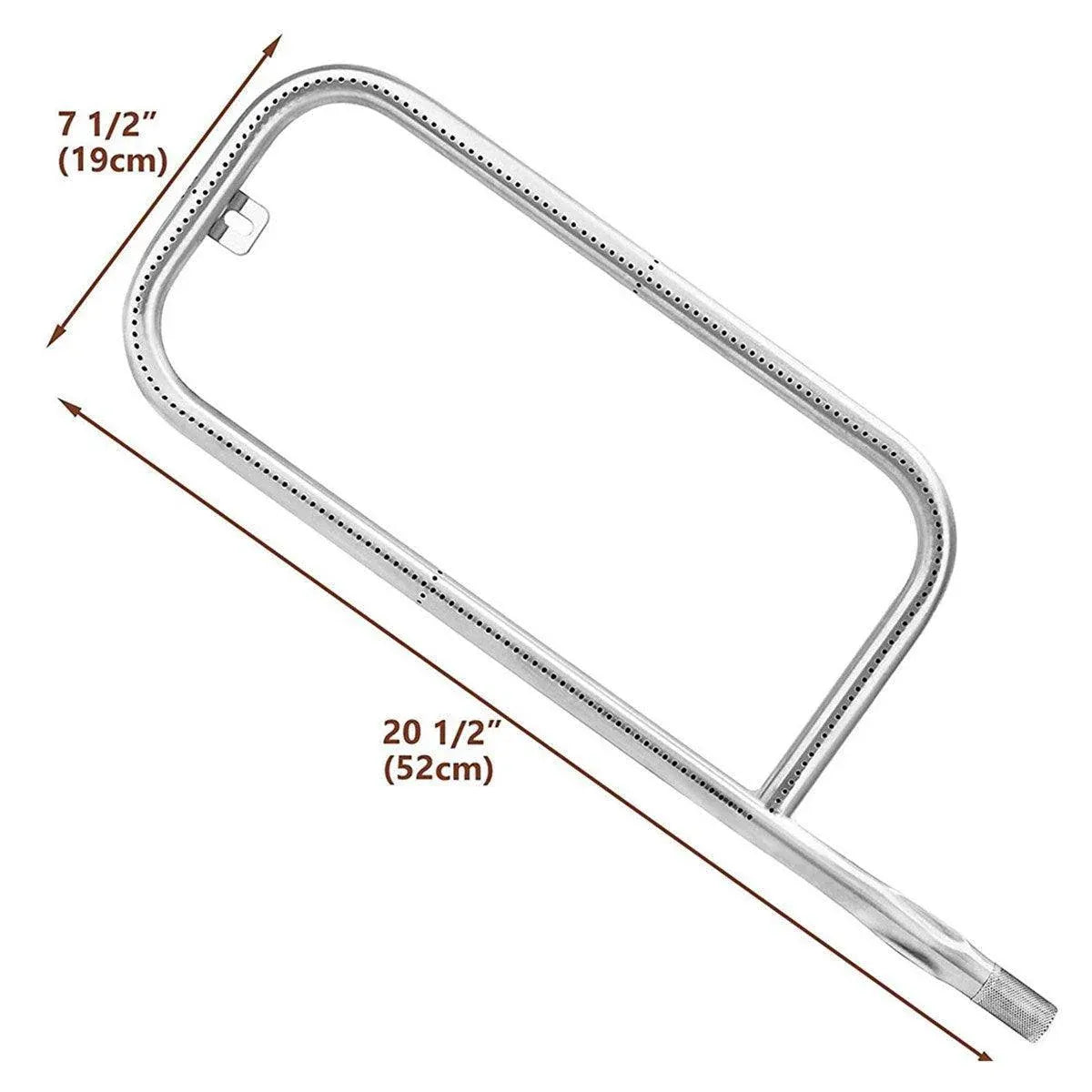 For Weber Q200 Q220 Q2000 Q2200 Stainless Steel Grill Burner Tube With Screw