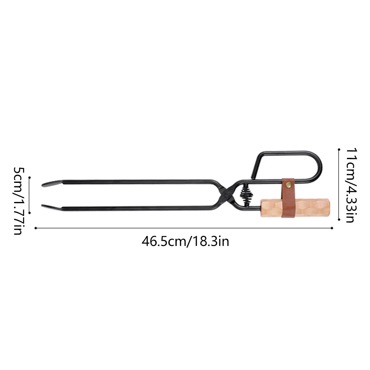 Barbecue Tongs Outdoor Camping Charcoal Fire Grill Tool for Cooking Picnic BBQ