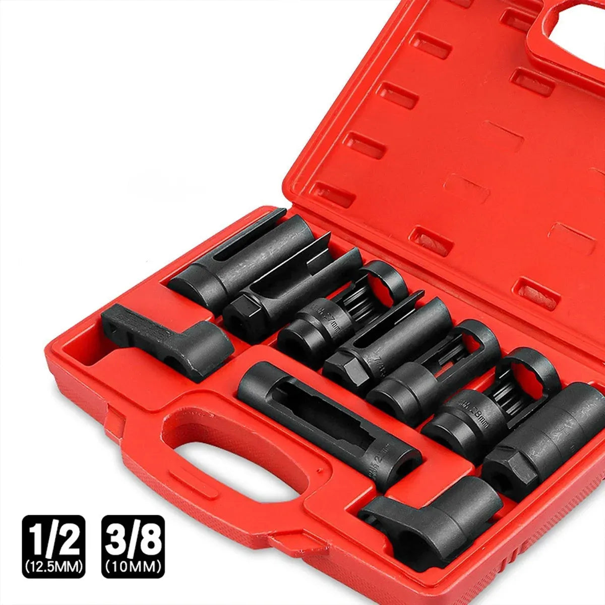 10pcs Car Truck Oxygen Sensor Removal Tool Wrench Repair Kit Auto Tools Set
