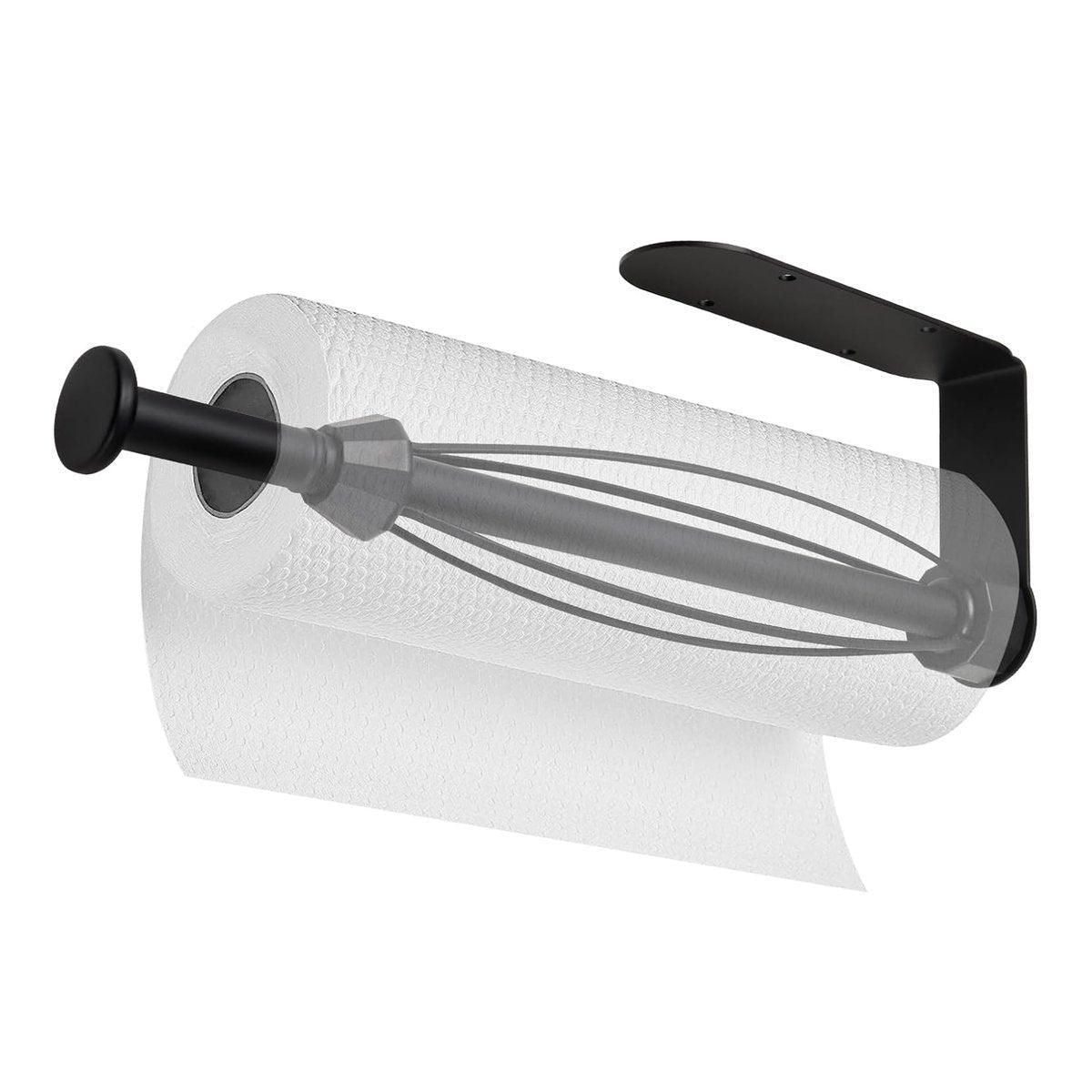 Stainless Steel Kitchen Paper Towel Holder Napkin Cling Film Organizer Rack